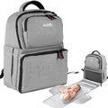 outtip Baby Diaper Bag BackpackWith Detachable Portable Changing Pad 15 Compartments Multifunction Bag Large Capacity Travel Bags for Newborn Boys&Girls