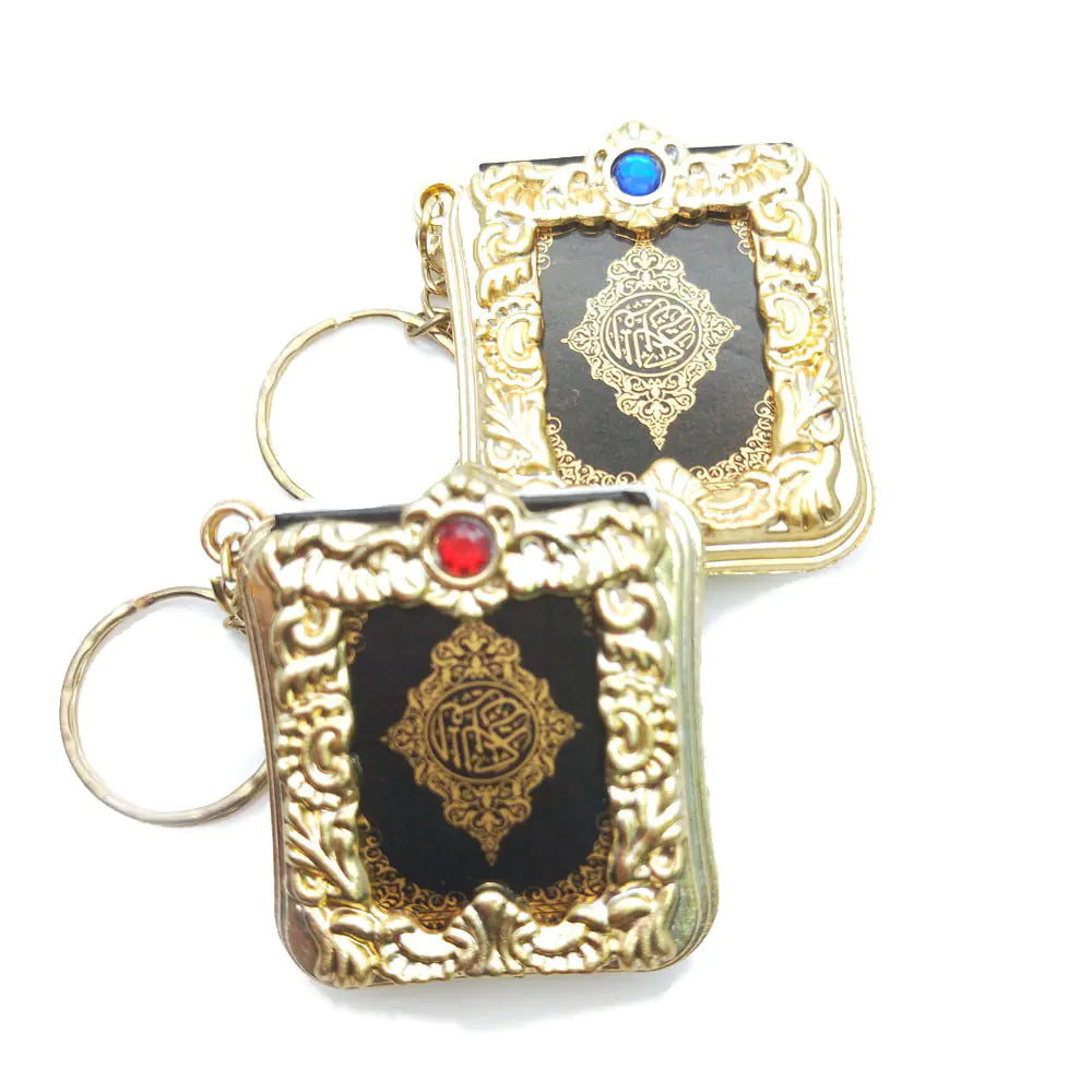 Islamic Quran Keychain Pendant Religious Mini Accessory