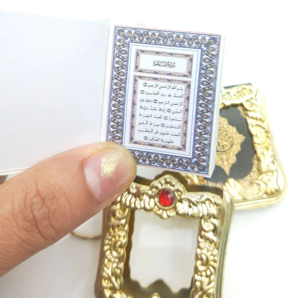 Islamic Quran Keychain Pendant Religious Mini Accessory