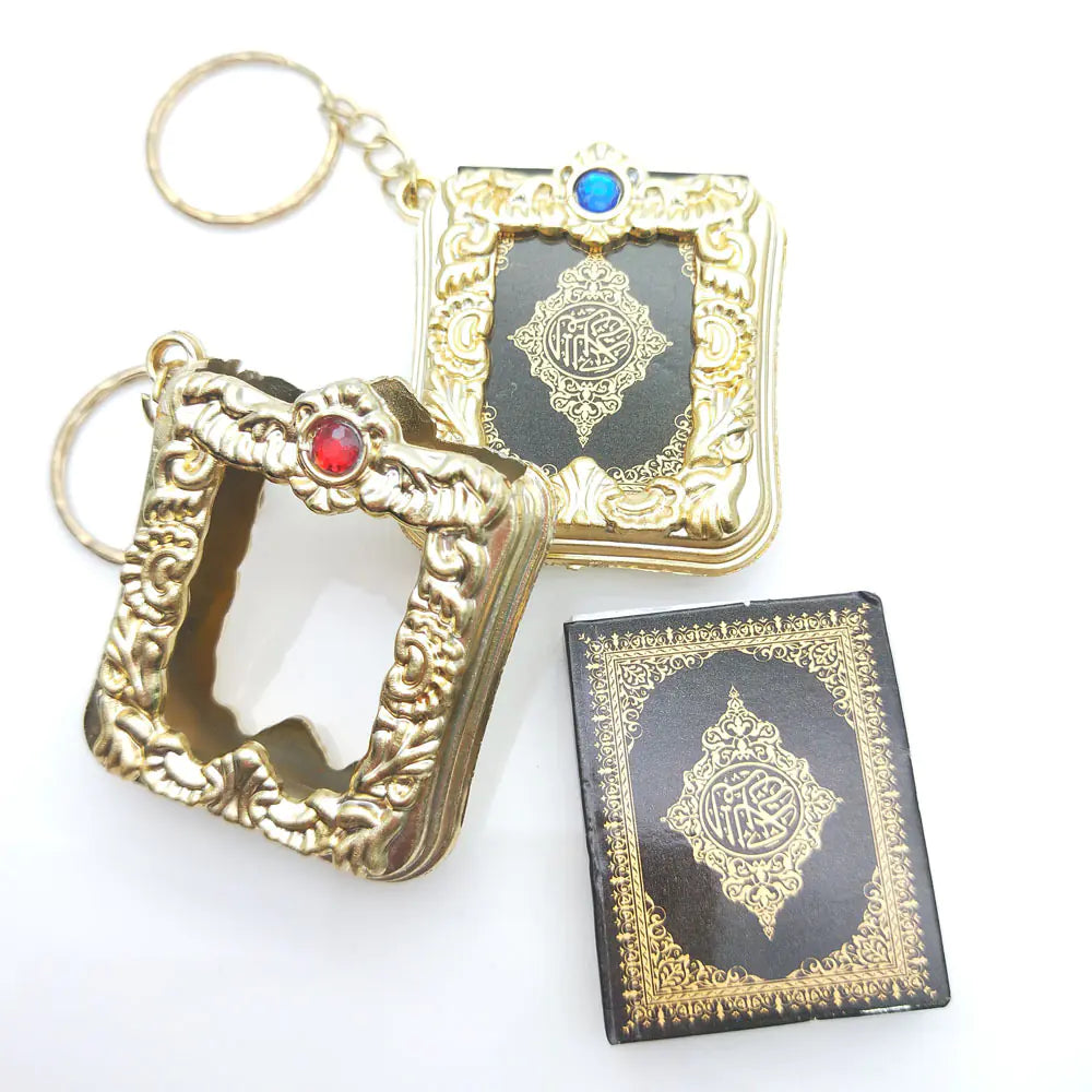 Islamic Quran Keychain Pendant Religious Mini Accessory